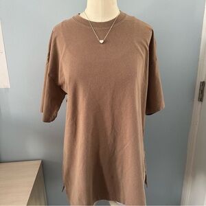 Uniqlo Brown Shirt
